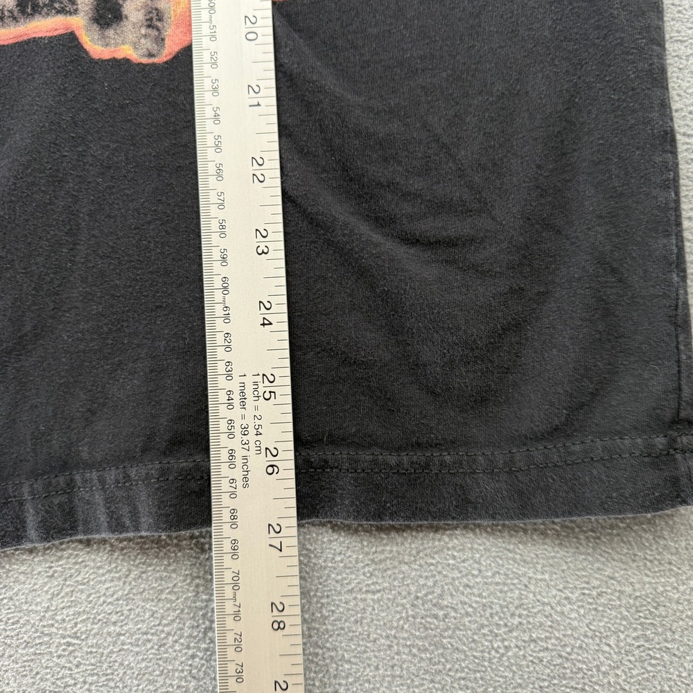 Cat Warehouse T-Shirt Medium Black Fire Safety Black Cat Firefighter Graphic - Picture 6 of 7